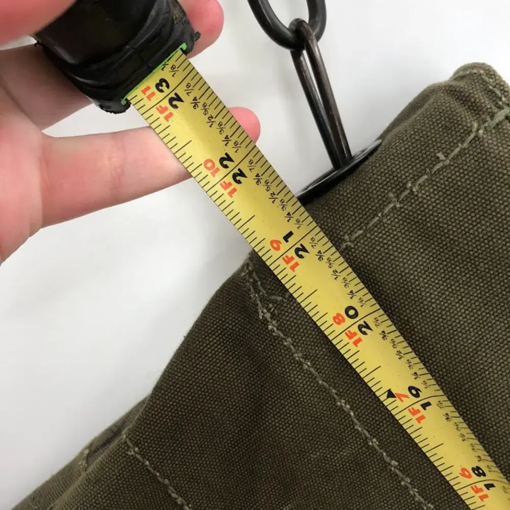 Vintage Vietnam Korean war Era Duffle Duffel Bag Army Green